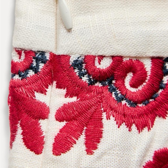 ZARA EMBROIDERED SHORTS ZW COLLECTION NWT - Picture 9 of 9